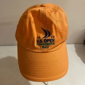 USGA Orange U.S. Open Chambers Bay Cap Strap Back